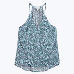 Market and Spruce Surplice Floral Top